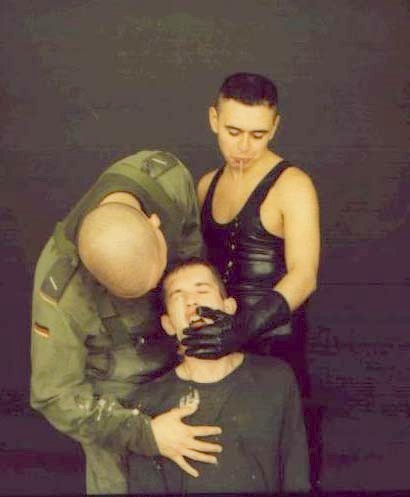 boothound2013:  Two SpitMasters & Faggot 