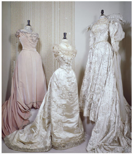 littlegoldhorse:  Gowns from the late 19th century/ Edwardian era.