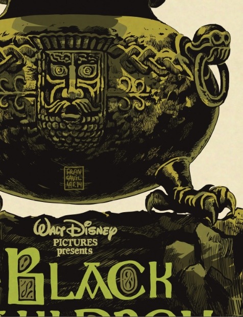 the black cauldron poster