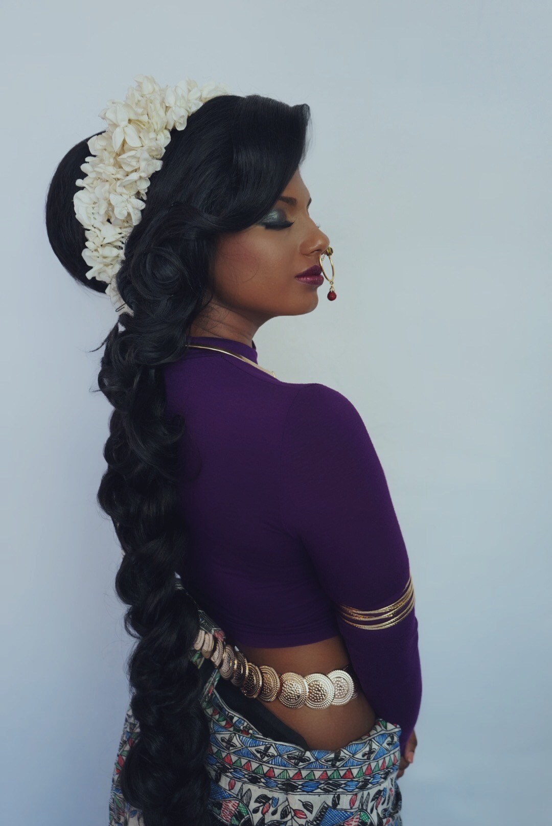 ravbbeautyconcepts:  ravbbeauty: The Monochromatic Bride    Hair &amp; Makeup: