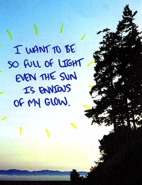 EVEN THE SUN IS ENVIOUS