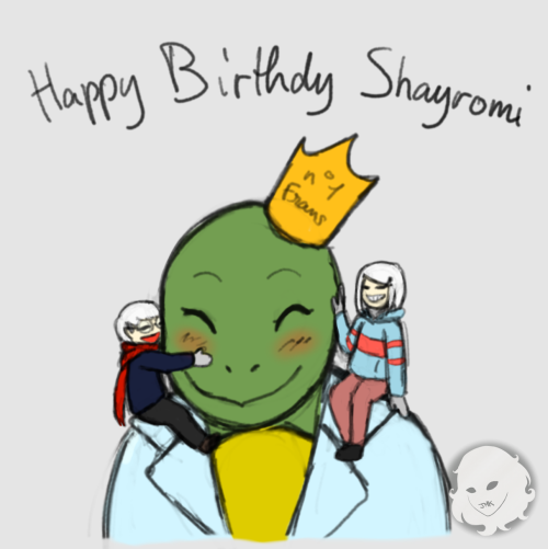 Yeah a little late sorry but happy birthday @shayromi !!Still love all your Frans comics and project