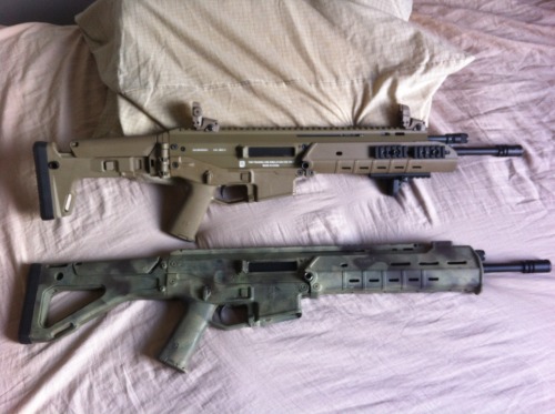 almp18:  Painted one of my ACR’s to match my atacs fg loadout. Got tired of the black and tan 