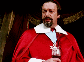 currywise:  Tim Curry as the Cardinal Richelieu in The Three Musketeers, 1993.