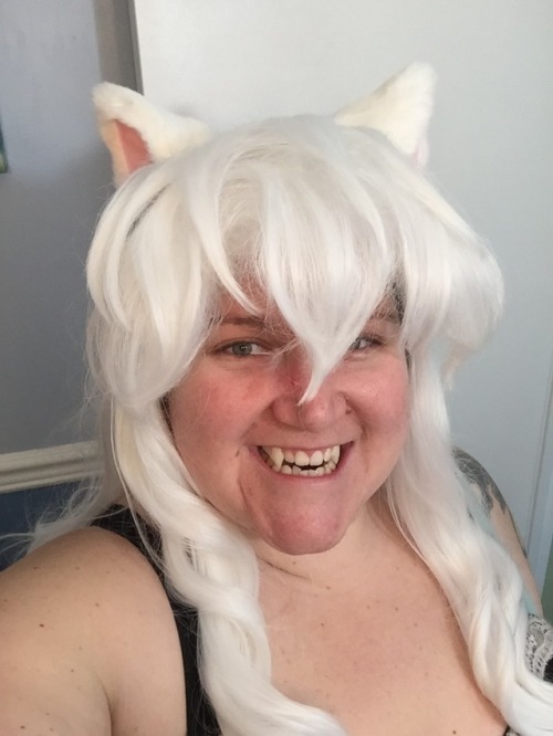 Got a new pair of ears to go with my Inuyasha cosplay. I love them. They’re much smaller than 