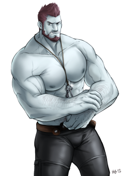 ppyong-art:  [NSFW] Commission work :3  Roegadyn