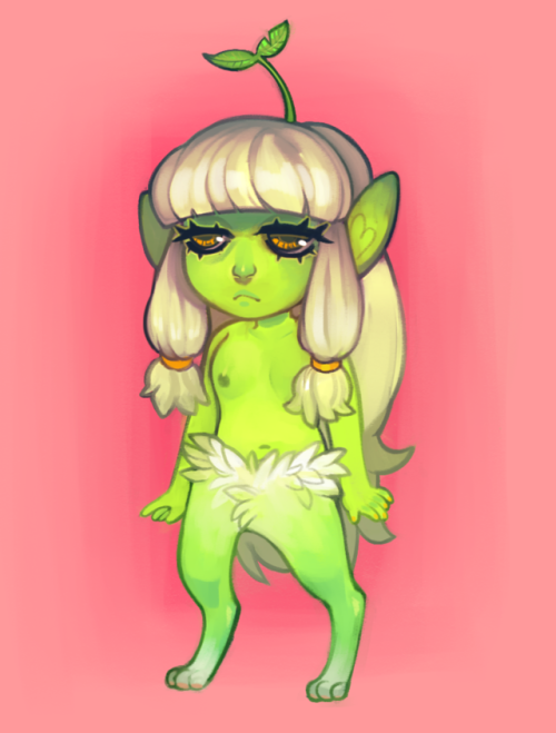 kinomatika:her name is pea and shes a marijuana imp. its her job to make u feel stoned when u smoke!