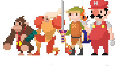 it8bit:  Nintendo Pixel Art Animations Created by Tom Lewis