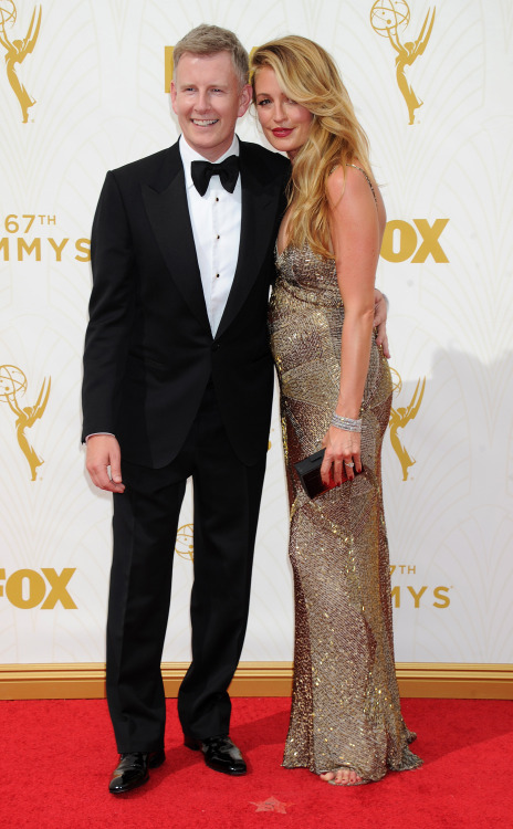 Taraji P. Henson (in Alexander Wang), Cat Deeley (in Monique Lhuillier) with her husband Patrick Kie