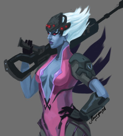 marrymind:  Tried to make a Dota2 and Overwatch crossover. If