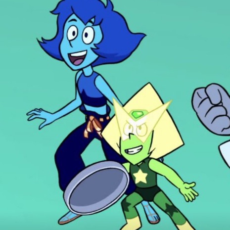 jenhedgehog:  I cannot believe Lapis and Peridot have matching outfits based on an