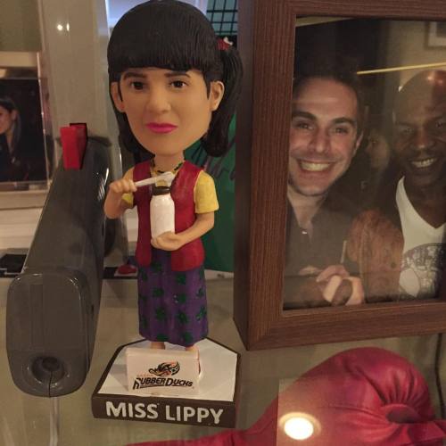 Latest Edition to my collection of ridiculous pieces of memorabilia: A Miss Lippy (from Billy Madison) bobble head.