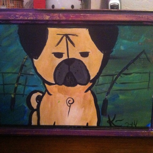 I need to start painting again #pug #pugart #pugsofinstagram