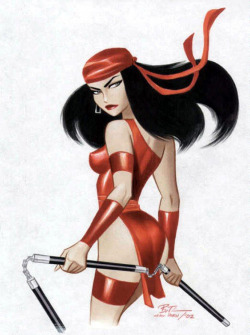 cooketimm:  Elektra by Bruce Timm