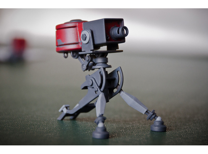 moare:  Psychobob made a 3D-printed upgradeable Sentry Gun, and you can buy your