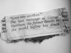 take-apebble:Rest in Peace, George. Forever. (25 February 1943 – 29 November 2001).