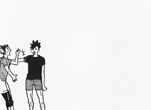 songohans:  haikyuu!! faves↳ “should i be making a retort to that?” - “go head, they’ll keep this up indefinitely otherwise.”