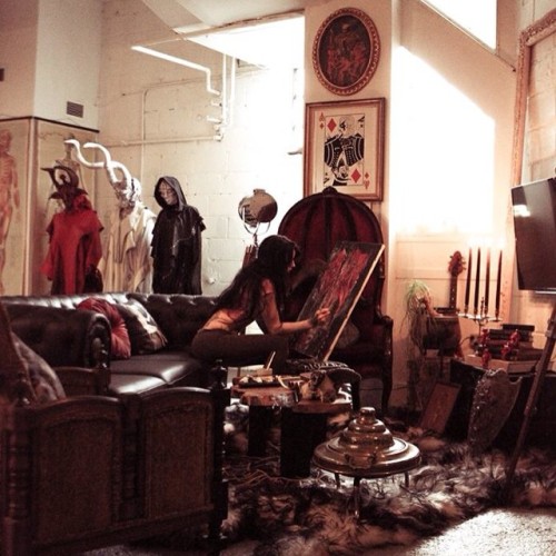toxicvisionclothing:  Make art. #toxicvision #home #studio