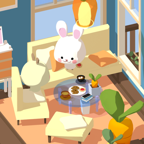 lemonsonsticks:made some rabbits and a carrot-y house <3