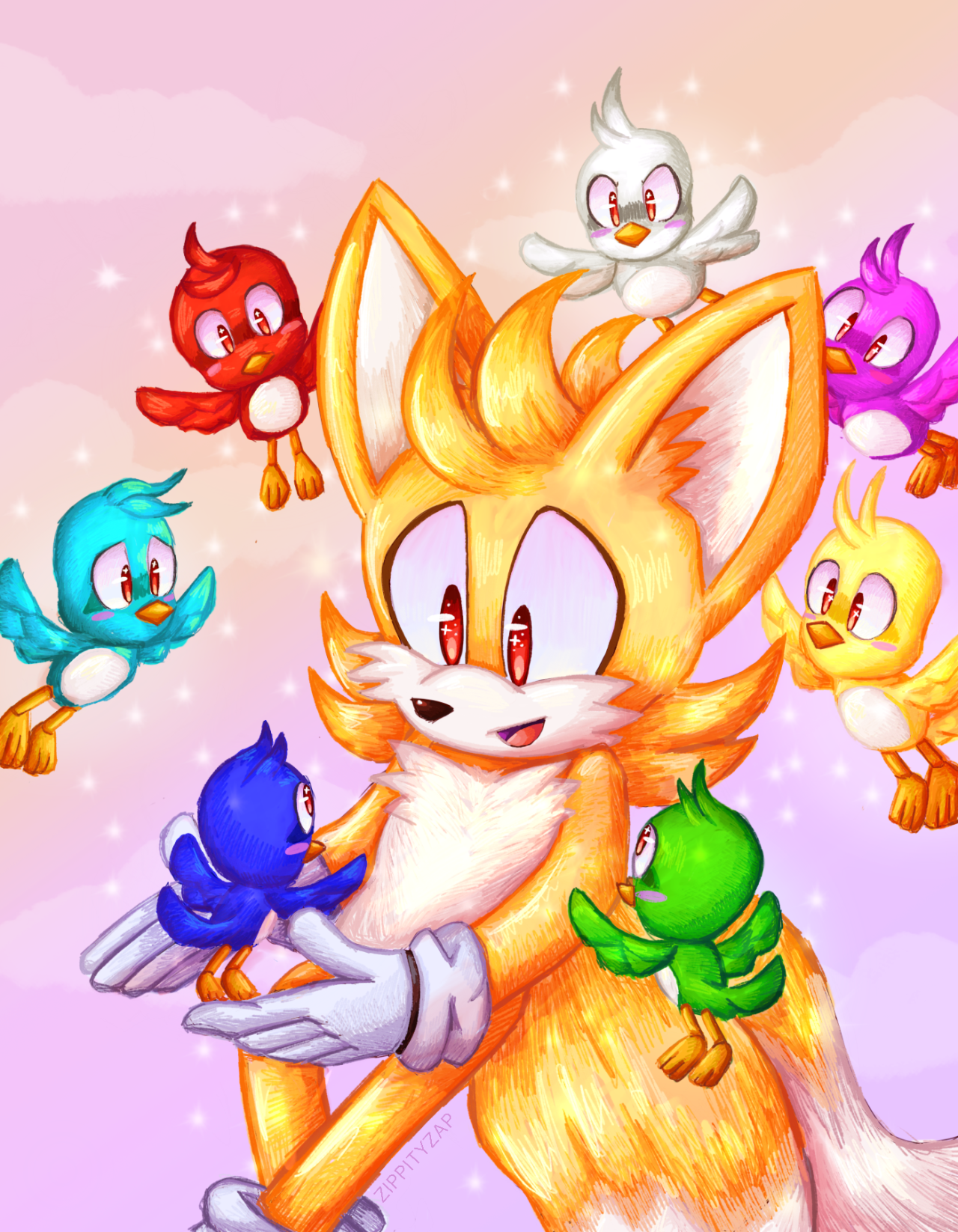 Super Tails, Characters