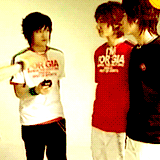 dbskrandomness:  endless JaeMin moments - 3/∞ [we got married. hehe] they were kissing in the 2nd gif 