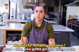 hairsaffitz:Claire + Tempering Chocolate+ bonus for growth: