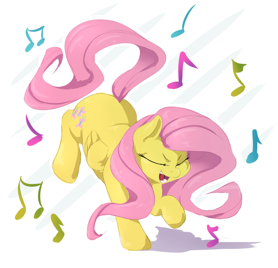 dufelbagofsafedraws:  Quick Flutters because she was really cute in this episode