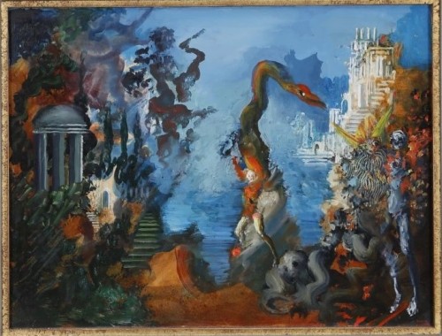 LjubaThéâtre de verdure, 1991Oil on panel