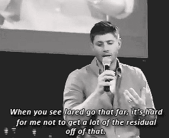 dickiebirdie37:  Jensen about the most emotional scene this season 