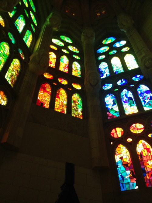 stopdropandvogue: La Sagrada Família in Barcelona, Spain I had not stepped foot in a Church s