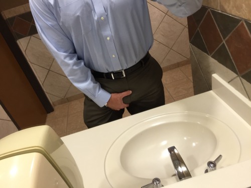 teenloveolddad:  stmax51:  Horned up in my office behind closed doors 😛   A beautiful clothes and nice cock
