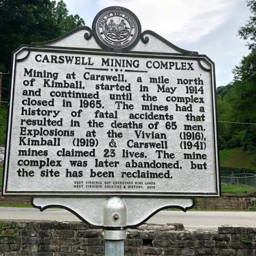 July 31, 1018. My Granddad told me that during World War II, the Carswell tipple had a big billboard