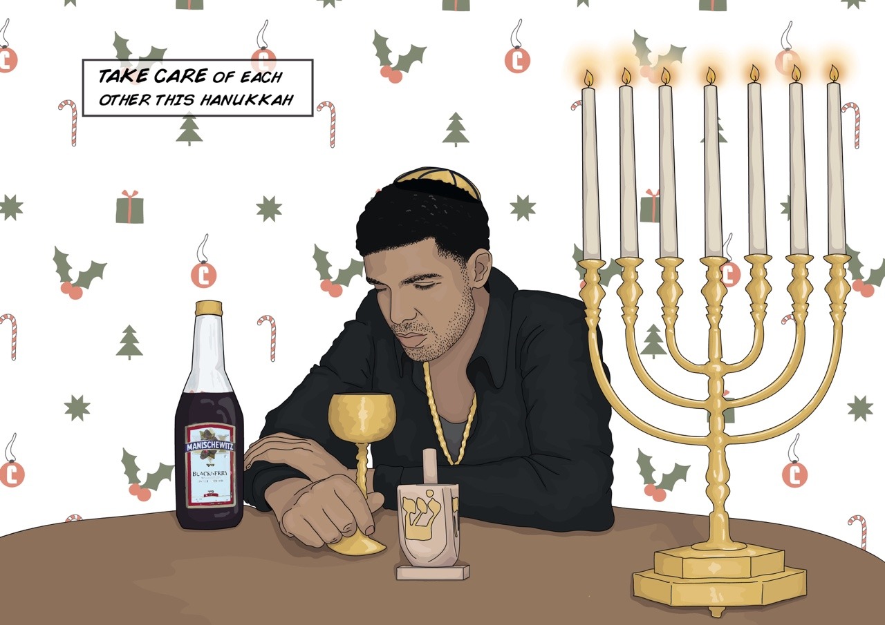 aubgasm:  itsdrickibytch:  drizzydrehk:  Drake themed holiday cards.  Omg this is