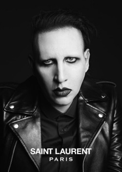  Marylin Manson pour Saint Laurent Paris