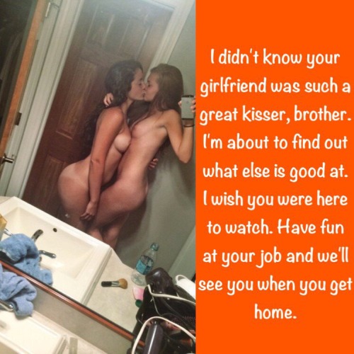 Sister loves teasing her brother with his girlfriend