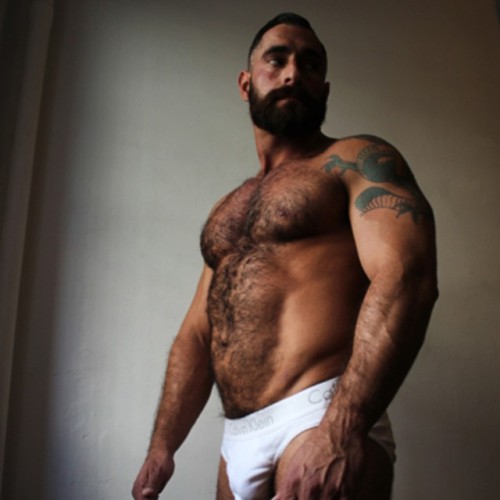 oofahpapa:  manlymuscle:  Bearded, hairy, inked, GOD   http://oofahpapa.tumblr.com/archive