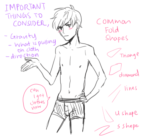 kelpls:  YEAHA FOR THE ANONs WHO WNTD IT REBLOGGABLE  IT"S FUN TO DRAW FOLDS BUT DON"t OVERD O IT!! there are like a million other super useful clothing tutorials otu there so tursn aaway from mine just take these as some kinda suggestions