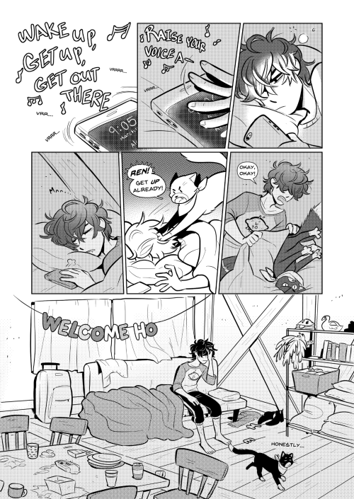 retrodynamics:About a year ago I was drawing a longer gen-P5 doujin about Ren moving back to Tokyo m