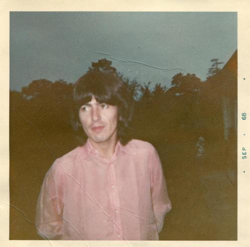 thebeatlesordie:George Harrison Polaroids.