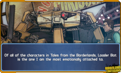 borderlands-confessions:  “Of all of the