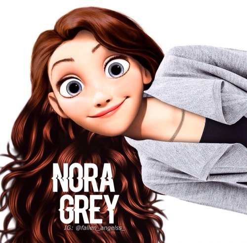 fallenarchangelss: Here’s Rapunzel as Nora Grey! Hope you like it! Nora!