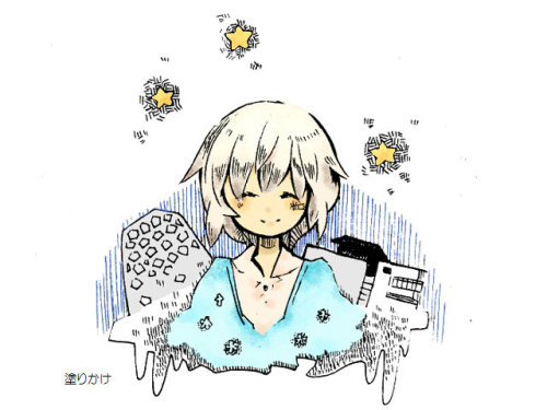 youwhohidebehindyoursmile:  Pixiv ID: 22158047Member: しばしばし