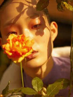 girlsingreenfields: The Secret Garden. Shin Hyun Ji photographed by Kim Hee June for Elle Korea February 2017.