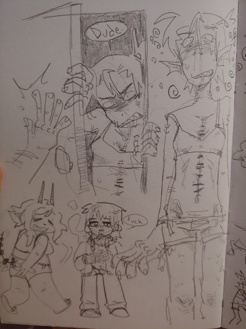 Random Sketch Dump, Mostly Ocs