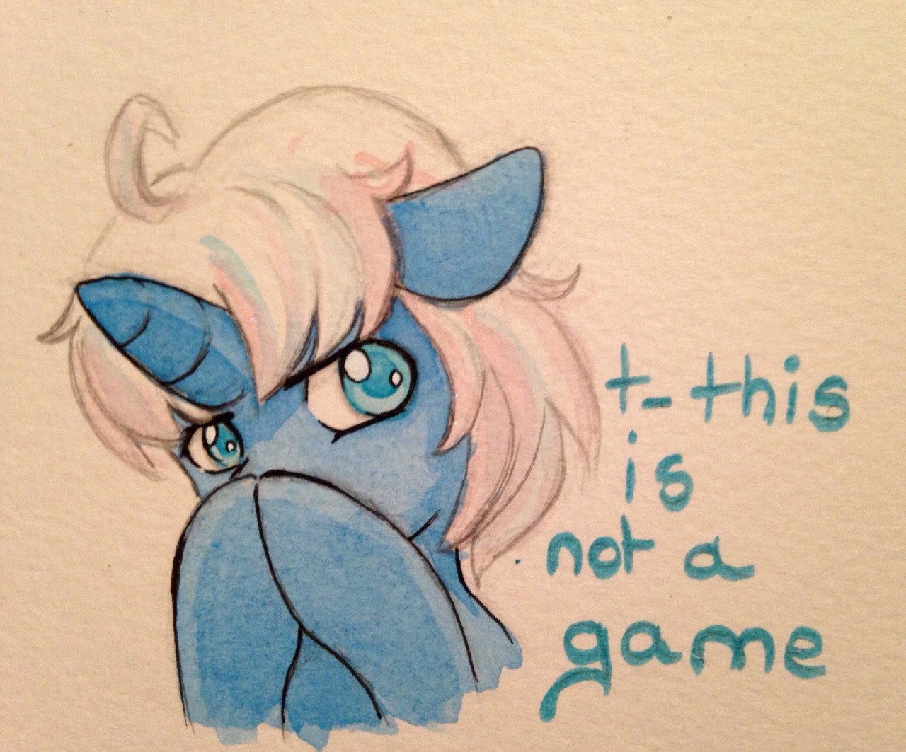 ask-poison-joke:  Lapiz: … I…. I’m not a toy (( mod : Lapiz is not in a very