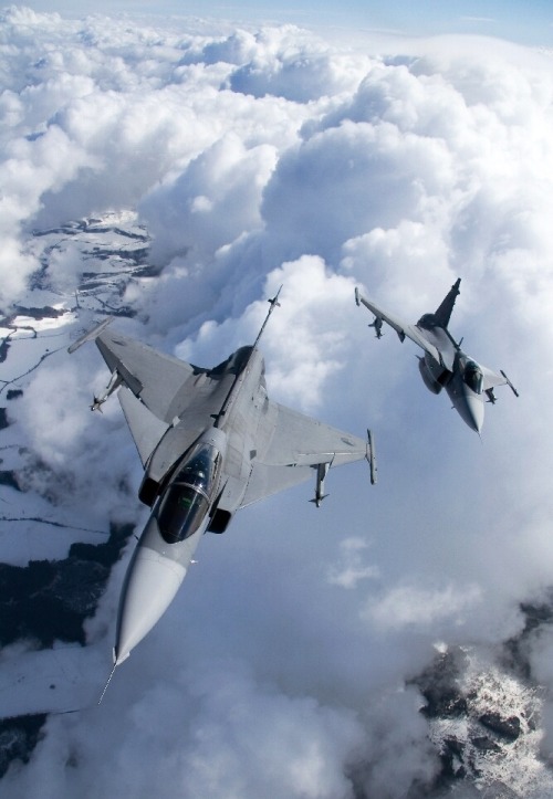 eyestothe-skies:  JAS-39 Gripen