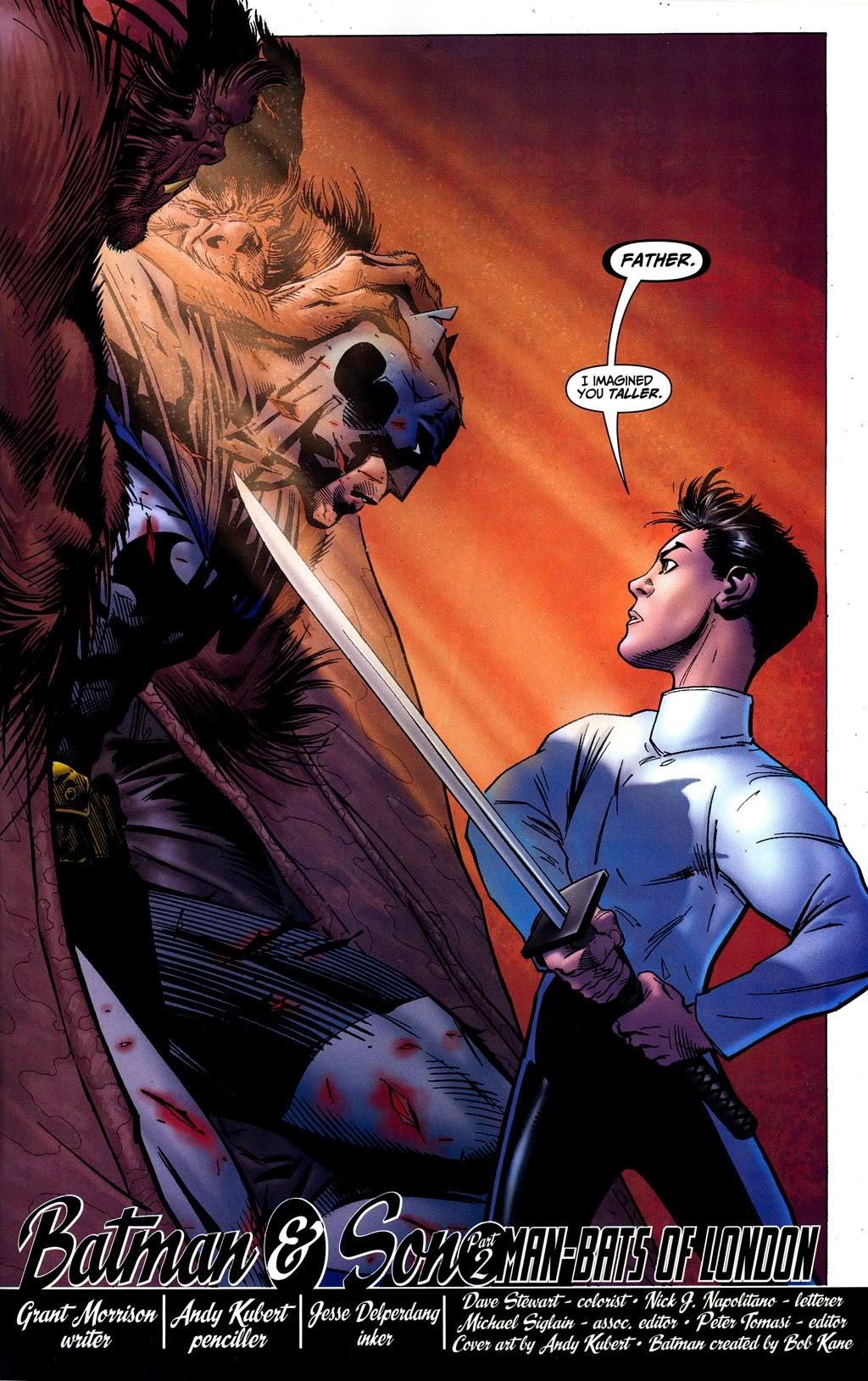 daily-superheroes:  When Batman learned that he was a father. [Batman #656]http://daily-superheroes.tumblr.com/