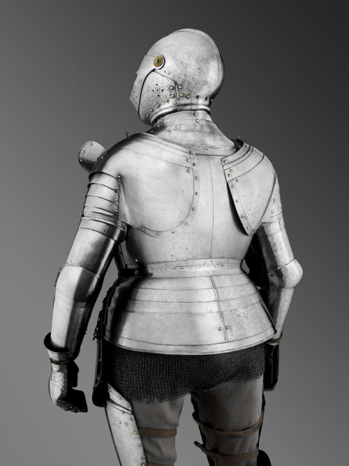 A rare example of a complete field armor, this armor, which was made ca. 1500-1510 in the Kingdom of