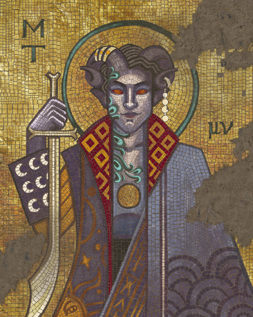 agarthanguide: Byzantine Mosaic style Molly.  OH IT TOOK SO LONG.  That mosaic effect was 