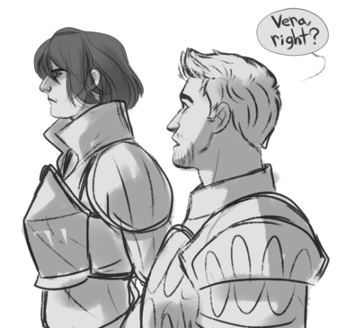 ryuichifoxe:Vera scaring the shit out of Alistair was a pretty common occurrence tbh. Girl has no ch